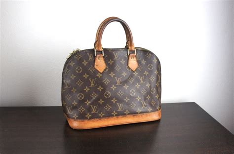 vintage lv alma|brun læder louis vuitton alma.